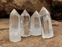 Polished Small Clear Quartz Crystals x 35 From Madagascar