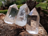 Polished Small Clear Quartz Crystals x 35 From Madagascar