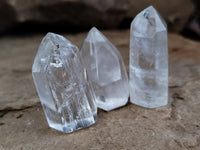 Polished Small Clear Quartz Crystals x 35 From Madagascar