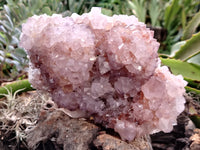 Natural Amethyst Spirit Quartz Clusters x 2 From South Africa