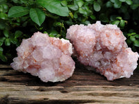 Natural Amethyst Spirit Quartz Clusters x 2 From South Africa