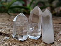 Polished Mini Clear Quartz Crystals x 70 From Madagascar