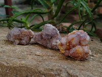 Natural Dark Purple Smokey Amethyst Spirit Quartz Clusters x 35 From South Africa