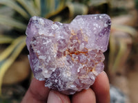 Natural Dark Purple Smokey Amethyst Spirit Quartz Clusters x 35 From South Africa