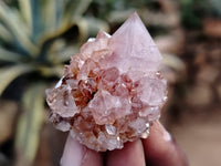 Natural Dark Purple Smokey Amethyst Spirit Quartz Clusters x 35 From South Africa