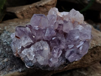 Natural Jacaranda Amethyst Quartz Cluster x 2 From Mumbwa, Zambia