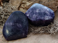 Polished Lepidolite Free Forms x 6 From Madagascar