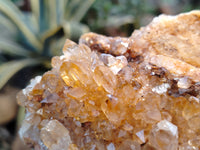 Natural Limonite Quartz Clusters x 3 From Solwezi, Zambia