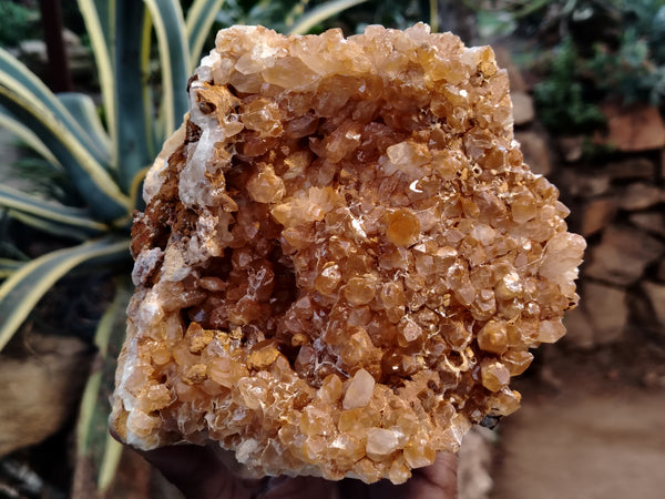 Natural Limonite Quartz Clusters x 3 From Solwezi, Zambia