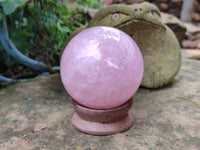 Polished Rose Quartz Spheres x 4 From Ambatondrazaka, Madagascar