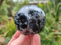 Polished Gabbro Merlinite Sphere's x 4 From Ambatofinandrahana, Madagascar