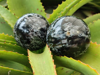 Polished Gabbro Merlinite Sphere's x 4 From Ambatofinandrahana, Madagascar