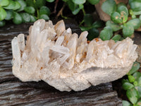 Natural Quartz Clusters x 3 From Madagascar