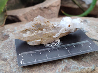 Natural Drusy Quartz Coated Calcite Pseudomorph Specimens x 12 From Alberts Mountain, Lesotho