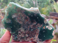 Polished on One Side Emerald Mtorolite Free Forms x 6 From Zimbabwe