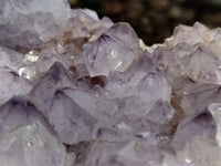 Natural Dark Amethyst Spirit Quartz Clusters x 2 From Boekenhouthoek, South Africa