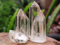 Polished Clear Quartz Crystals x 35 From Madagascar