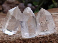 Polished Clear Quartz Crystals x 35 From Madagascar