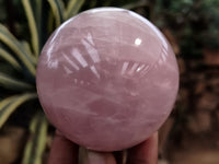 Polished Rose Quartz Spheres x 3 From Ambatondrazaka, Madagascar