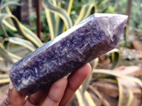 Polished Lepidolite with Pink Rubellite Points x 6 From Ambatondrazaka, Madagascar