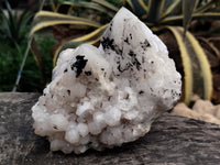 Natural White Cascading Quartz Clusters x 2 From Madagascar