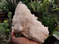 Natural White Cascading Quartz Clusters x 2 From Madagascar