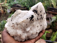 Natural White Cascading Quartz Clusters x 2 From Madagascar