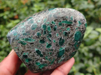 Polished Emerald Mica In Matrix Standing Free Forms x 4 From Mutoko, Zimbabwe