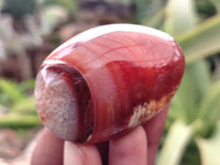 Polished Carnelian Palm Stones x 24 From Madagascar