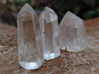 Polished Clear Quartz Crystals x 35 From Madagascar