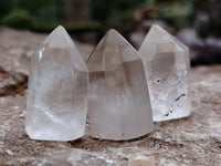 Polished Clear Quartz Crystals x 35 From Madagascar