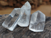 Polished Clear Quartz Crystals x 35 From Madagascar