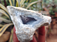 Natural Blue Lace Agate Geodes x 12 From Nsanje, Malawi