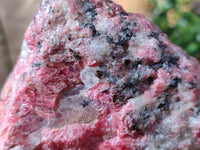 Natural Rhodonite Cobbed Specimens x 3 From Rhusinga, Zimbabwe