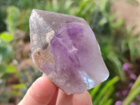 Natural Jacaranda Amethyst Single Quartz Crystals x 24 From Mumbwa, Zambia