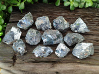 Natural Silver Lead Galena Specimens x 12 From Kaokoveld, Namibia