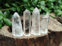 Polished Clear Quartz Crystals x 35 From Madagascar