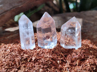 Polished Clear Quartz Crystals x 35 From Madagascar