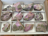 Natural Stichtite Cobbed Specimens x 12 From Barberton, South Africa