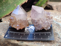 Natural Amethyst Spirit Quartz Crystals x 12 From Boekenhouthoek, South Africa