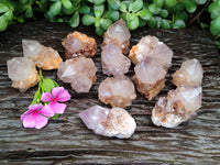 Natural Amethyst Spirit Quartz Crystals x 12 From Boekenhouthoek, South Africa