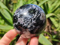 Polished Gabbro Merlinite Sphere's x 4 From Ambatofinandrahana, Madagascar