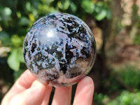 Polished Gabbro Merlinite Sphere's x 4 From Ambatofinandrahana, Madagascar