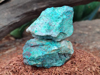 Natural Shattuckite with Chrysocolla and Malachite x 12 From Kaokoveld, Namibia