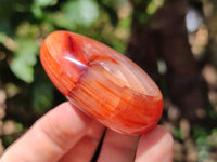 Polished Carnelian Palm Stones x 12 From Madagascar