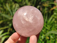 Polished Rose Quartz Spheres x 4 From Ambatondrazaka, Madagascar