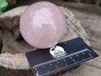 Polished Rose Quartz Spheres x 4 From Ambatondrazaka, Madagascar