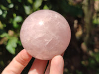 Polished Rose Quartz Spheres x 4 From Ambatondrazaka, Madagascar