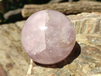 Polished Rose Quartz Spheres x 4 From Ambatondrazaka, Madagascar