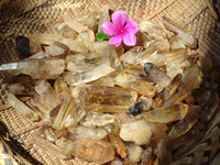 Natural Citrine and Smokey Phantom Quartz Crystals x 2.27kg Lot From Luena, Congo